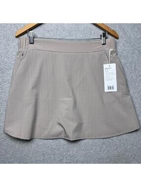 NWT Balance Collection Hazel Skort Atmosphere Taupe Athletic Tennis Golf XL